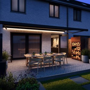 Knikarmscherm Alora Led - Elektrisch