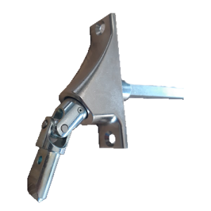 Kniekoppeling Vierkante As 6mm Clipsysteem