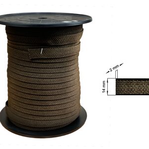 Optrekband Bruin Rol 50 Meter - Zonnerij