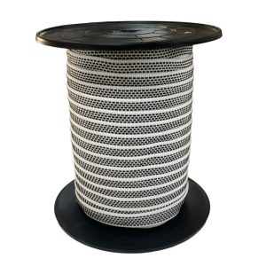 Optrekband 14mm Rol 50m Zwart/wit Dik - Zonnerij