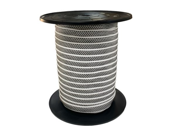 Optrekband 14mm Rol 50m Zwart/wit Dik - Zonnerij