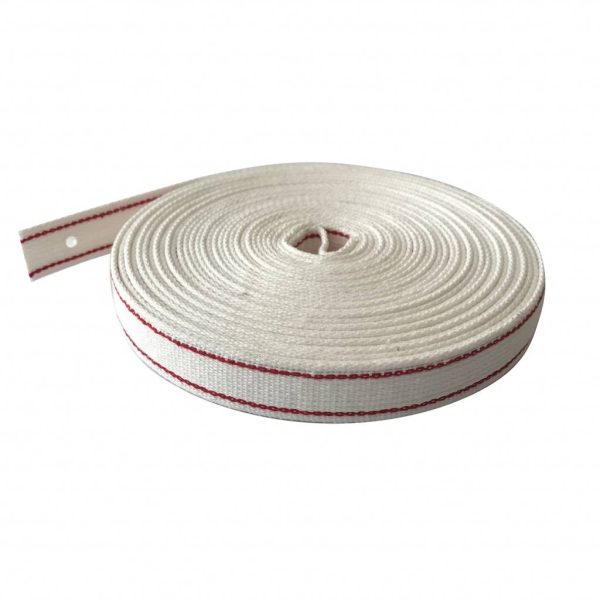 Optrekband 22mm ECRU/ROOD - Zonnerij